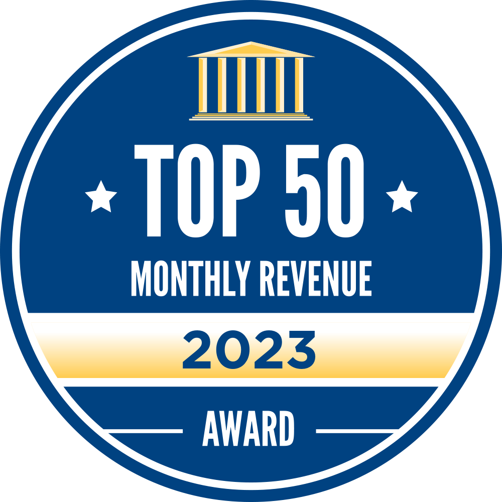 Carina Mortgages Top 50 Monthly Revenue Award 2023